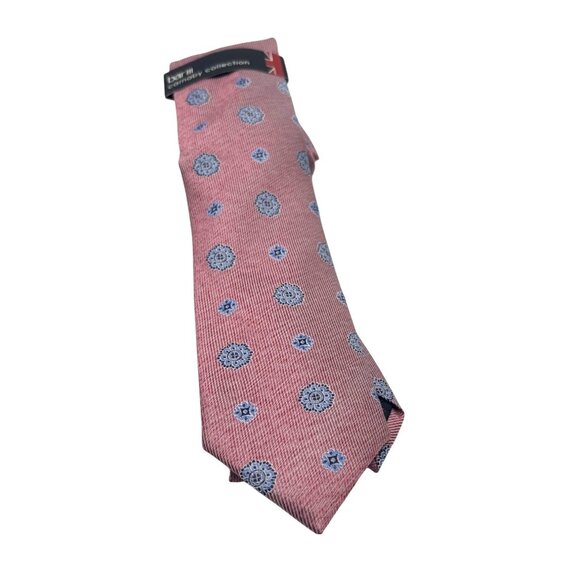 Bar III Carnaby Collection Newman Neat Necktie, Red, OS - Picture 1 of 7